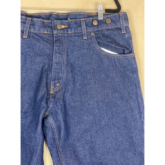 PRSN BLU‎ Carpenter Jeans Straight Leg Mens 40x30 Relaxed Fit Made in USA Blue - Picture 2 of 13